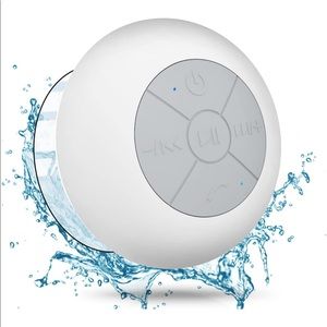 Bluetooth Shower Speaker IPX4 Waterproof Wireless Suction Cup w/Mic Handsfree